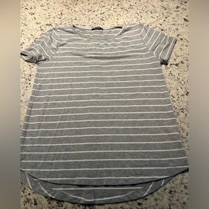 Pink Clover Women’s Grey striped shirt Medium